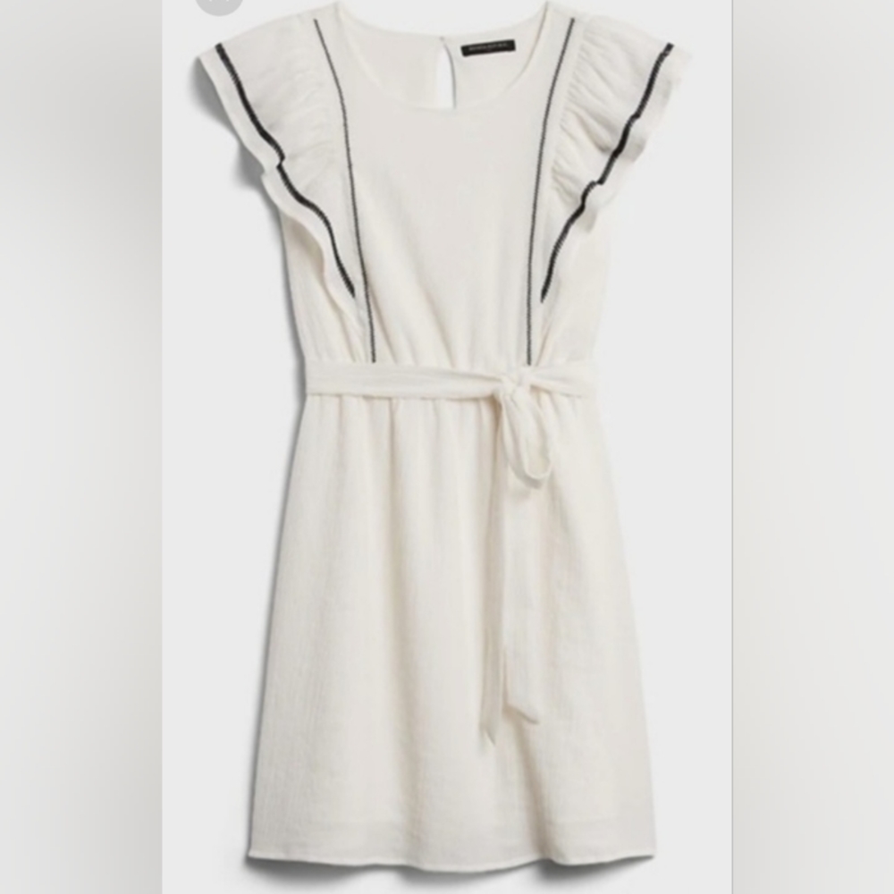 Banana Republic White Spring Dress XS